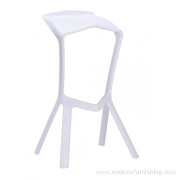 Modern stackable plastic Miura stool replica